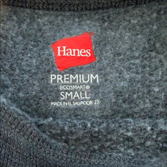 Basic gray Hanes crew neck - Picture 3 of 3